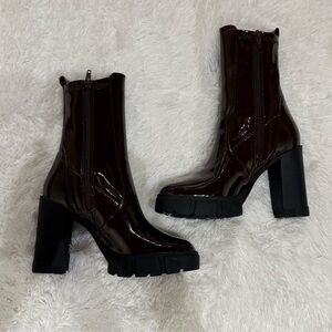 Aldo Brown Heeled Boots
